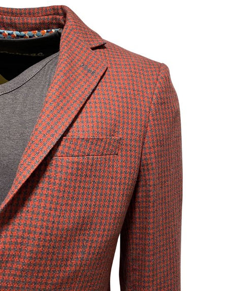 Veste moderne pied-de-poule