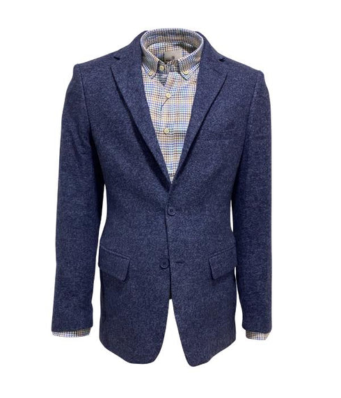 Veste Bleu Foncé En Coton Confortable