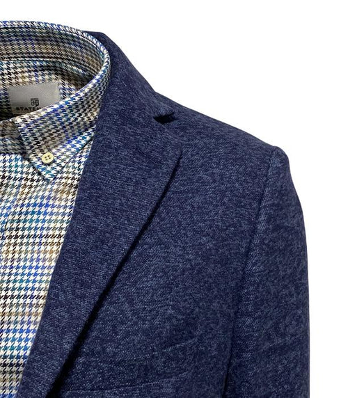 Veste Bleu Foncé En Coton Confortable