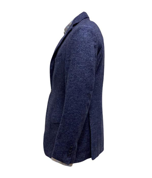 Veste Bleu Foncé En Coton Confortable