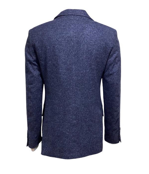 Veste Bleu Foncé En Coton Confortable