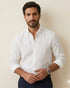 chemise blanche en pure lin organique classic fit