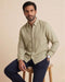 chemise beige en pure lin organique classic fit