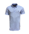 Polo Piqué En Coton Stretch bleu ciel