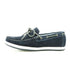 Chaussure bateau en Daim bleu