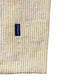 Chemise à manches courtes en lin rayé beige - col boutonné