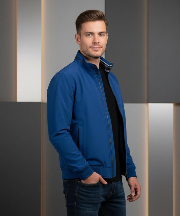 Jacket Padded Bomber bleu Cobalt