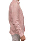 Chemise Amalfi en lin corail fin classic fit