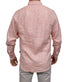 Chemise Amalfi en lin corail fin classic fit