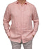 Chemise Amalfi en lin corail fin classic fit