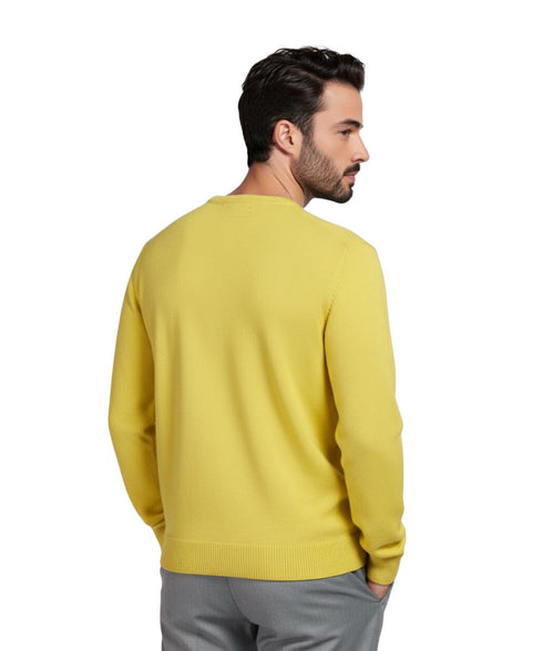 Pull Homme GREEN COAST Col V – Laine Mérinos & Acrylique | Made in Italy