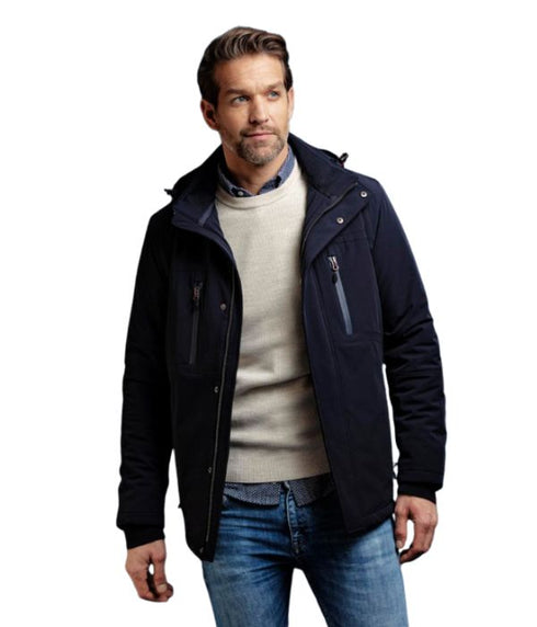 Jacket avec multi poches avec capuche