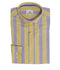 Chemise rayé jaune / violet sans bouton