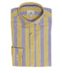 Chemise rayé jaune / violet sans bouton