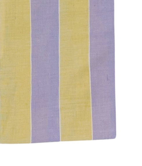 Chemise rayé jaune / violet sans bouton