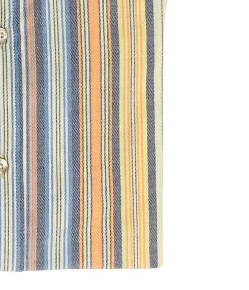 Chemise Oxford rayée multicolore