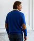 Pull bleu Homme 100% Pure Coton Filo di Scozia – Fabriqué en Italie