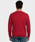 Pull rouge en pure coton FILO DI SCOZIA - made in Italy