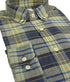 Chemise à carreaux multi-couleur bleu / jaune