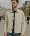 Veste Beige 'Broad Bro ' en Sergé de Coton