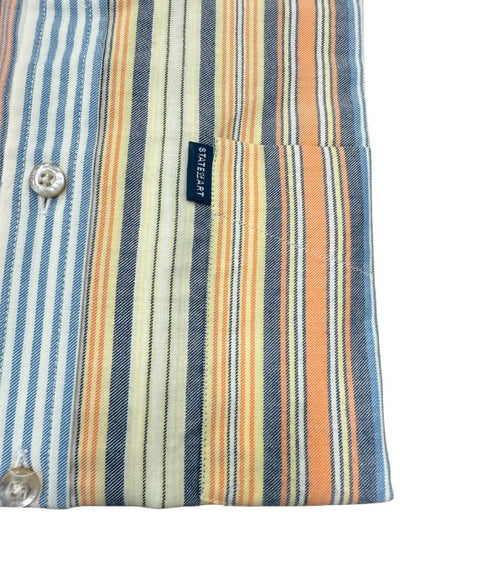 chemise manche courte multi-couleur - col boutonné