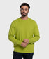 Pull Homme Vert – Laine Mérinos & Acrylique | Made in Italy