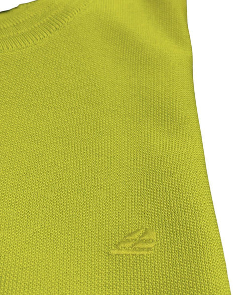 Pull Homme Vert – Laine Mérinos & Acrylique | Made in Italy