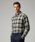 Chemise à carreaux multi-couleur bleu / jaune