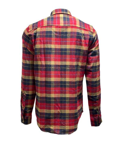 Chemise à carreaux flanelle coupe régular