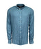 chemise bleu Canard en pure lin organique classic fit