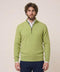 Pull Homme Vert Zippé – Laine Mérinos & Acrylique | Made in Italy