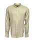 chemise beige en pure lin organique classic fit