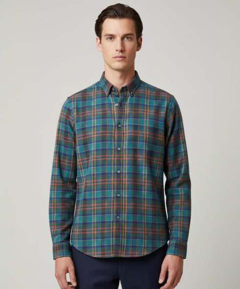 chemise homme Hivernale multi-couleur