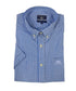 Chemise bleu carreaux demi manche