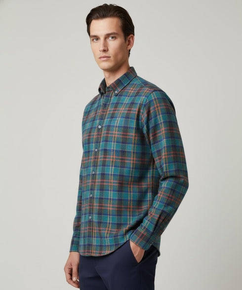 chemise homme Hivernale multi-couleur