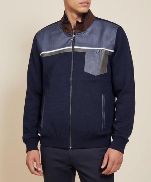 Cardigan Luxury en Motta Alfredo leather - made in Italy