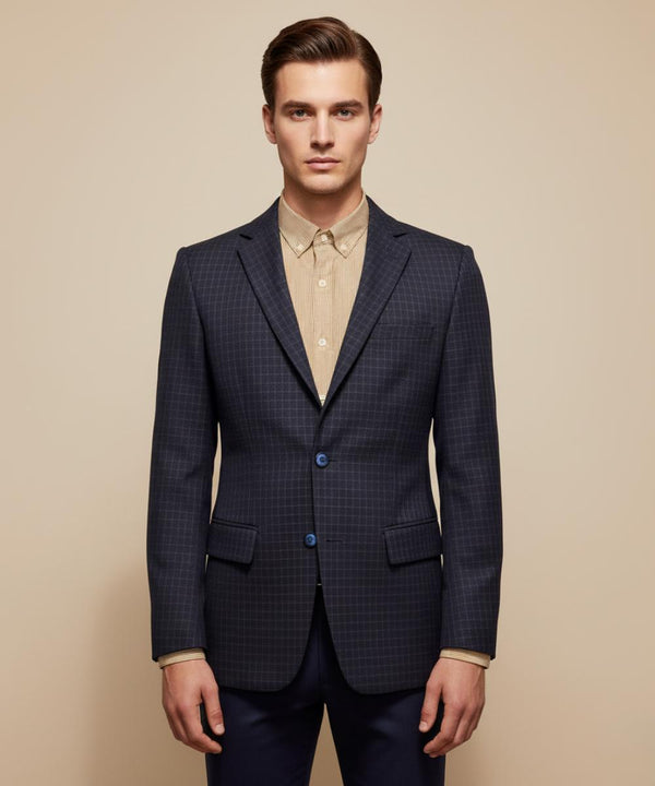 Veste modern à carreaux