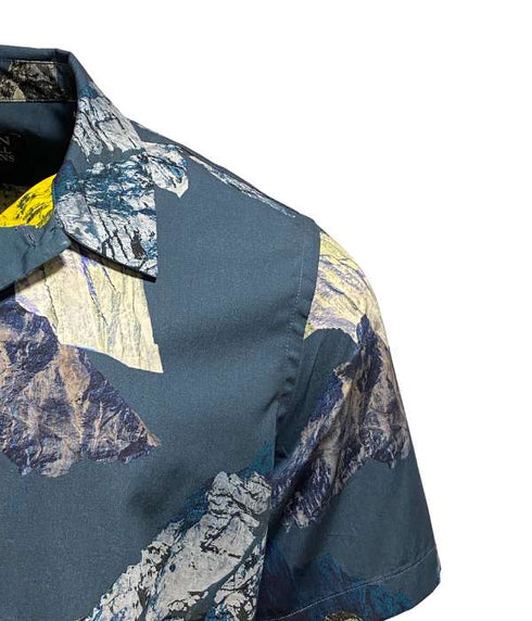 Chemise Imprimé "Montagne D" en Coton