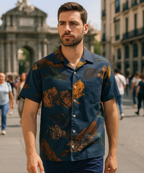 Chemise Imprimé " Montagne" en Coton