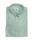 Chemise Oxford vert unie