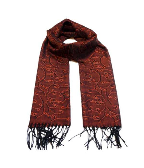 Écharpe design unisexe pur laine