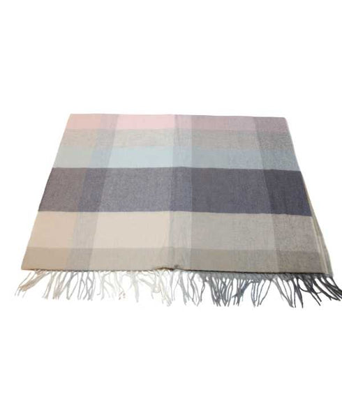 Écharpe carreaux unisexe