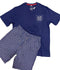 Pyjama bleu demi-manche