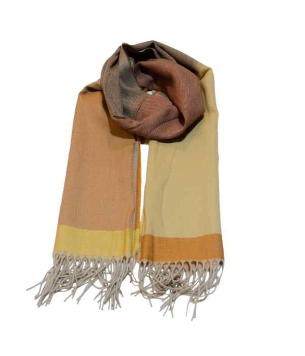 Écharpe multicolor unisexe