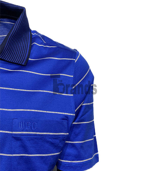 Polo classique en fil de coton d'écosse