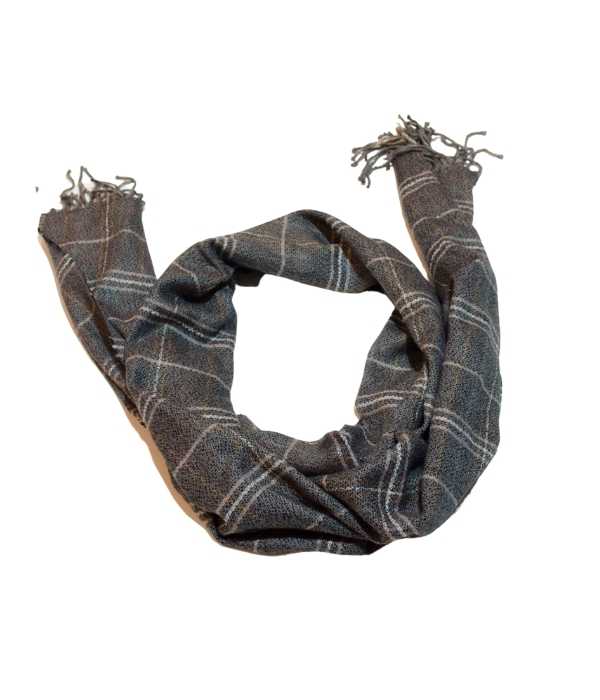 Écharpe design unisexe pur laine