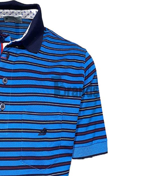 Polo classique en fil de coton d'écosse