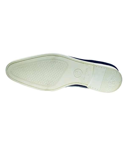 Derby bleu en daim - Derbies & Richelieus