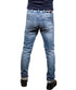 Rip & repair premium denim slim fit