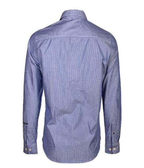 Chemise bleu rayé